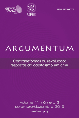 					Visualizar v. 11 n. 3 (2019): Contrarreformas ou revolução: respostas ao capitalismo em crise
				